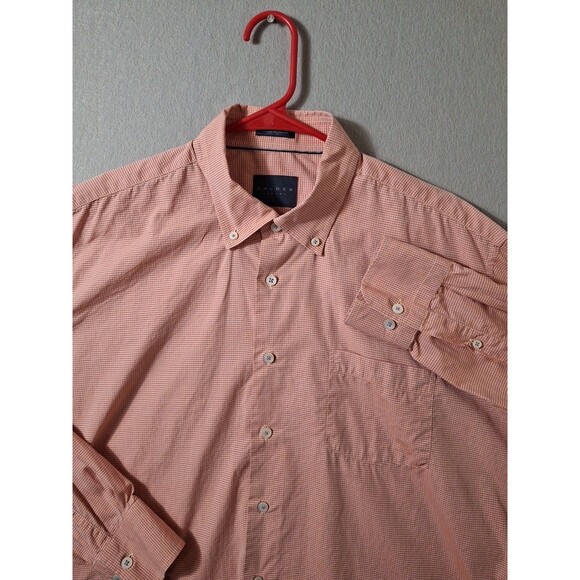 Calder Carmel Dress Shirt Men's XL Limited Edition 1/35 Red Check Long Sleeve - Picture 2 of 8